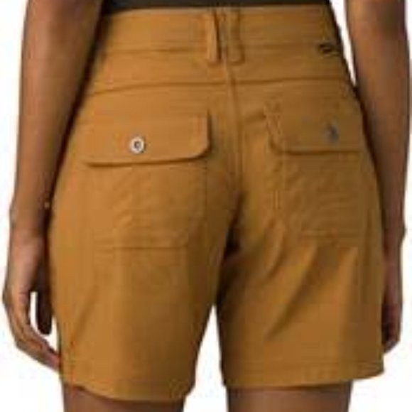 NWT PrAna Women's Halle Short Plus II in earthbound - Picture 3 of 12